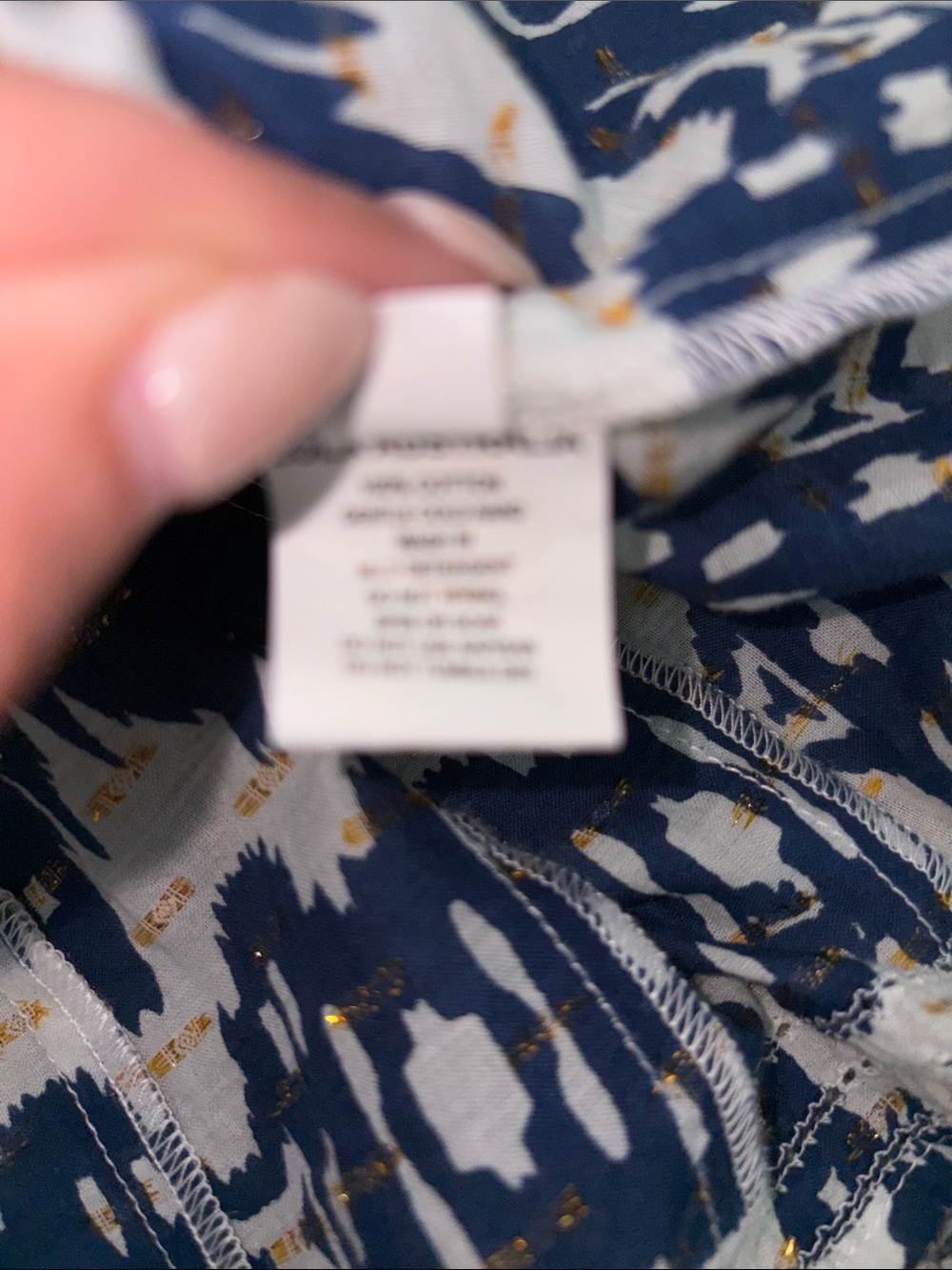 Lola Australia Morocco Mini/Midi Dress in 'Apple Navy' - Picture 6 of 7